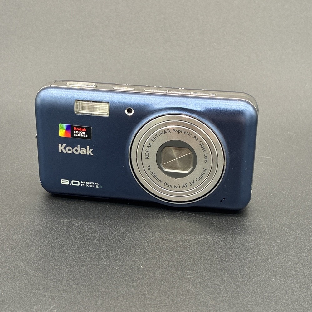 Kodak EasyShare V803 8.0MP Digital Camera Tested Working w/ Battery + Charger